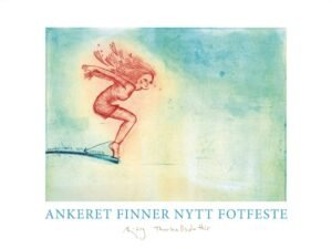 Kunstplakat: "Ankeret finner nytt fotfeste" 1 ankeret e1773139389785