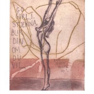 Kunstplakat: "Go girl"